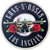 Patch Guns N Roses Los Angeles Silver Licence Officielle