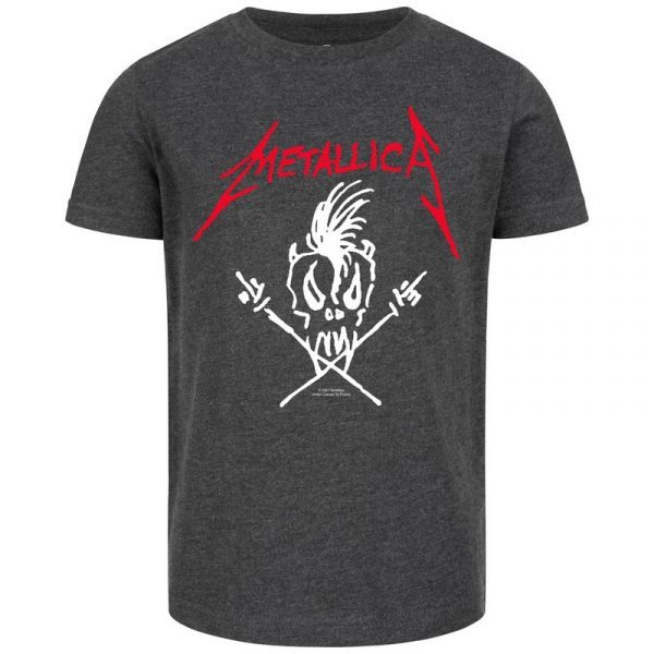 T-shirt Metallica Scary Guy Gris