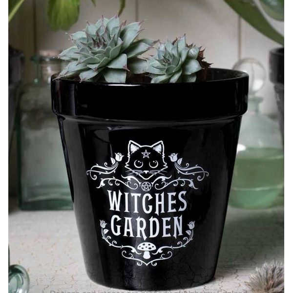 Cache Pot Witches Garden en céramique